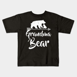 Grandma Bear T Shirt Best Gift Mothers Fathers Day Kids T-Shirt